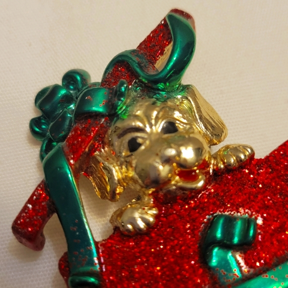 Vintage AJC "Puppy Dog Surprise" Brooch - Picture 2 of 5